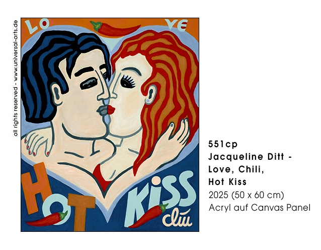 Jacqueline Ditt - Love Chili Hot Kiss (Liebe Chili heisser Kuss) 
