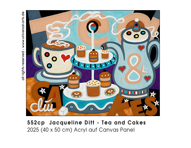 Jacqueline Ditt - Tea and Cakes  (Tee und kleine Kuchen)