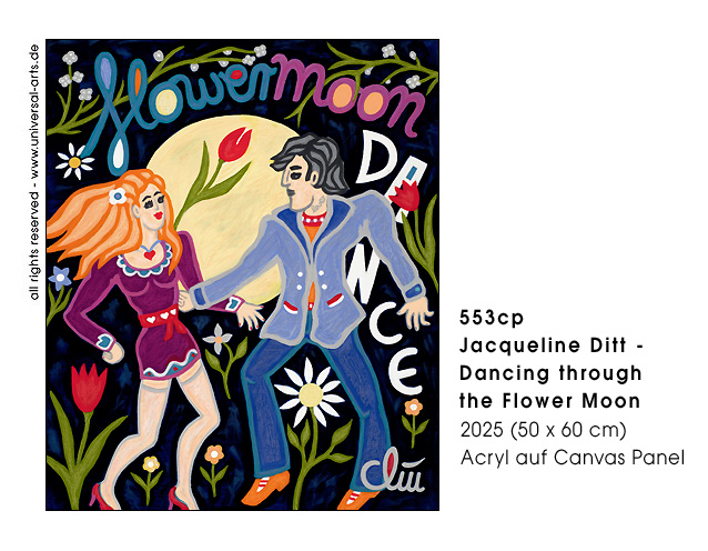 Jacqueline Ditt - Dancing through the Flower Moon (Durch den Blumenmond tanzend)