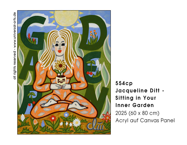 Jacqueline Ditt - Dancing through the Flower Moon (Durch den Blumenmond tanzend)