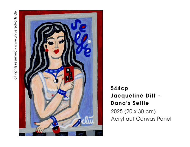 Jacqueline Ditt -  Dana's Selfie (Danas Selbstportrait)