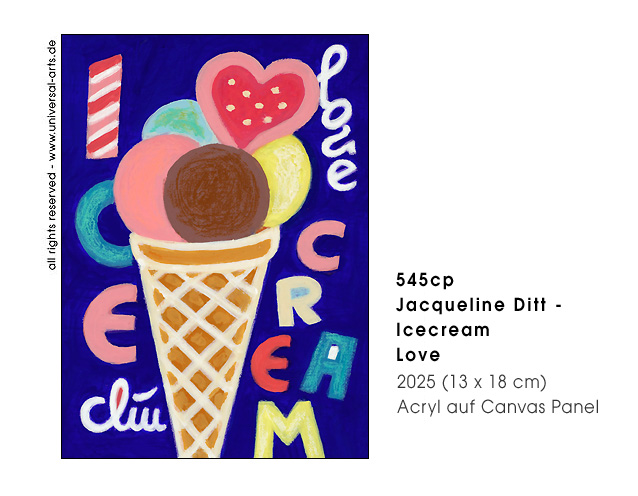 Jacqueline Ditt - Ice Cream Love  (Eiscreme Liebe)
