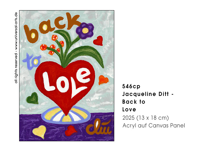 Jacqueline Ditt - Back to Love (Zur&uuml;ck zur Liebe)