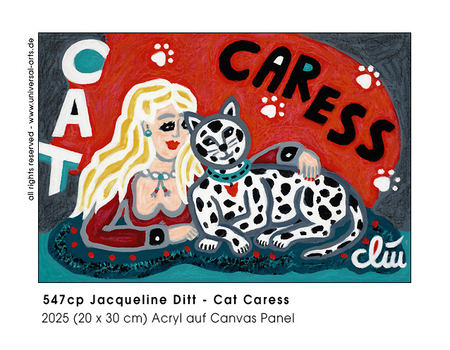 Jacqueline Ditt - Cat Caress (Katzen streicheln)