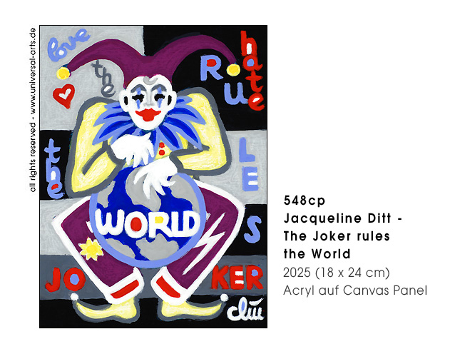 Jacqueline Ditt - The Joker rules the World (Der Joker regiert die Welt)