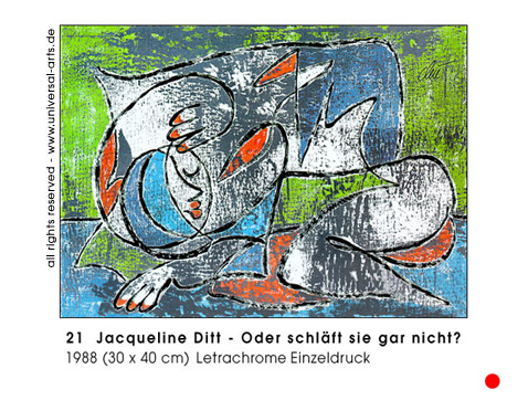 Jacqueline Ditt - Oder schft sie gar nicht ? (Or isn't She sleeping ?)