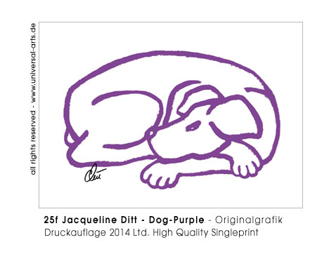 Jacqueline Ditt - Purple (Hund - Puple)