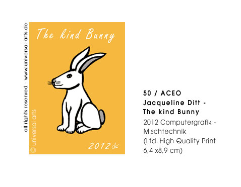 Jacqueline Ditt - The kind Bunny  Der liebenswürdige Hase