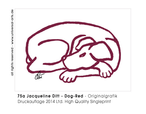 Jacqueline Ditt - Dog - Red (Hund - Rot)